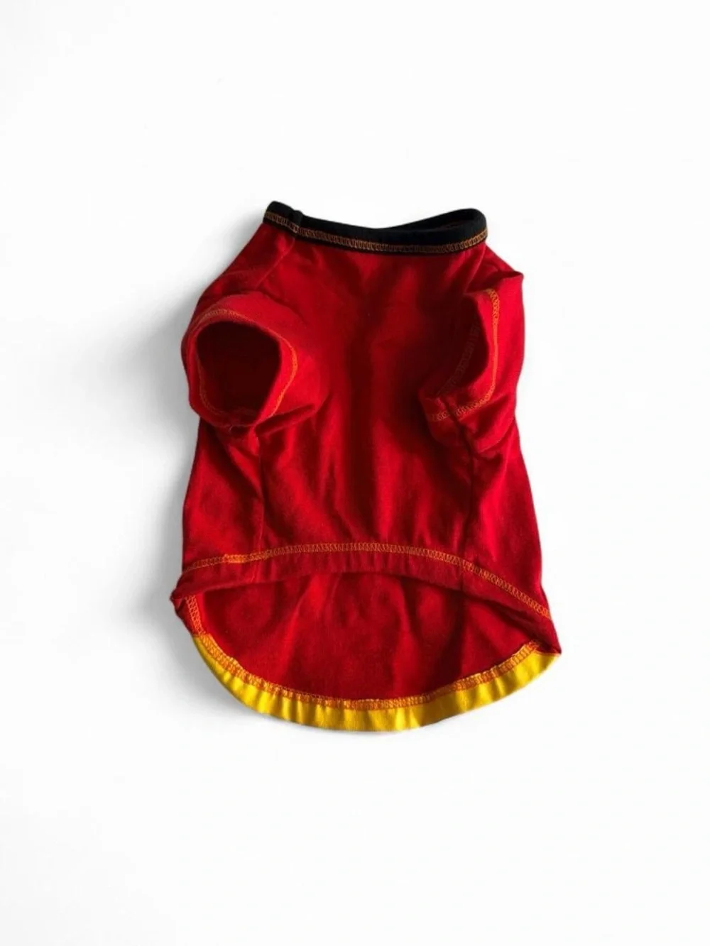 Handsome Devil Red Flame Dog Shirt XS